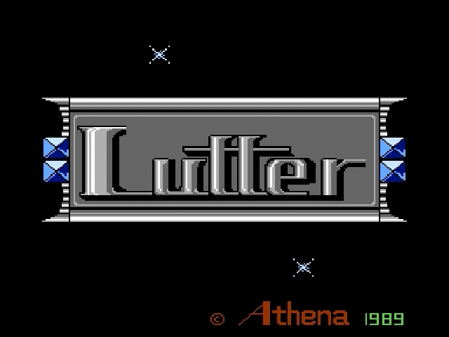 Lutter title screen for Famicom Disk System